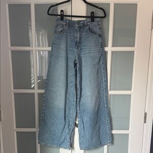 Madewell super wide leg jeans